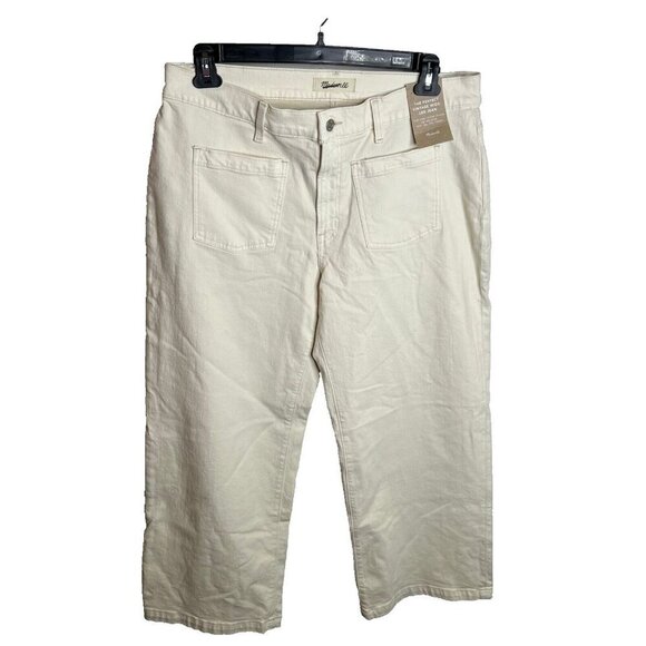 Madewell $128 Petite Perfect Wide Leg Jean Vintage Canvas Size P32 NM945 - Picture 4 of 8